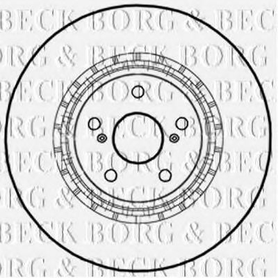 Тормозной диск BORG & BECK BBD5229