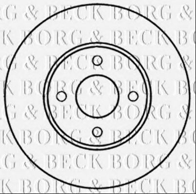 Тормозной диск BORG & BECK BBD5273