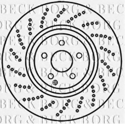 Тормозной диск BORG & BECK BBD5950S
