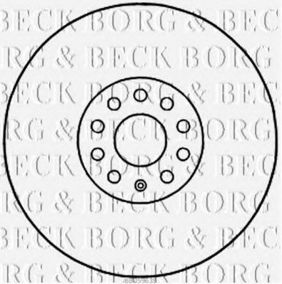 Тормозной диск BORG & BECK BBD5963S