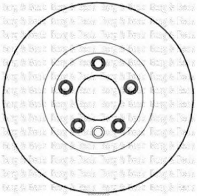 Тормозной диск BORG & BECK BBD5981S