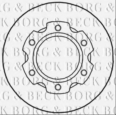 Тормозной диск BORG & BECK BBD5988S