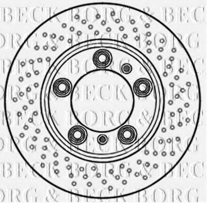 Тормозной диск BORG & BECK BBD6002S