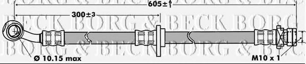 Тормозной шланг BORG & BECK BBH7440