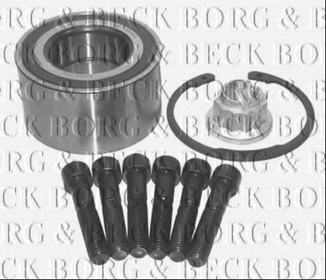 Комплект подшипника ступицы колеса BORG & BECK BWK1064