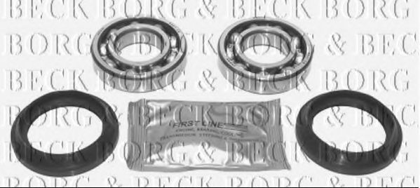 Комплект подшипника ступицы колеса BORG & BECK BWK380