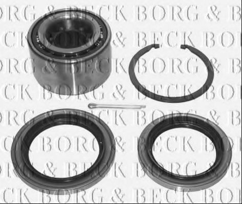 Комплект подшипника ступицы колеса BORG & BECK BWK691