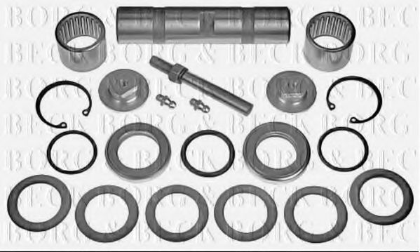 Ремкомплект, шкворень поворотного кулака BORG & BECK BKP5814W