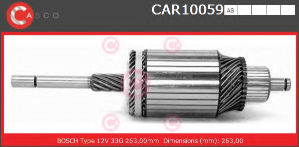 Якорь, стартер CASCO CAR10059AS