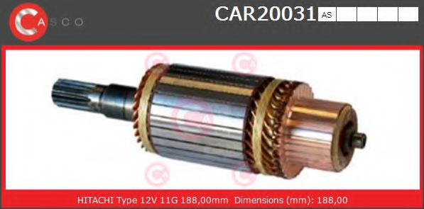 Якорь, стартер CASCO CAR20031AS