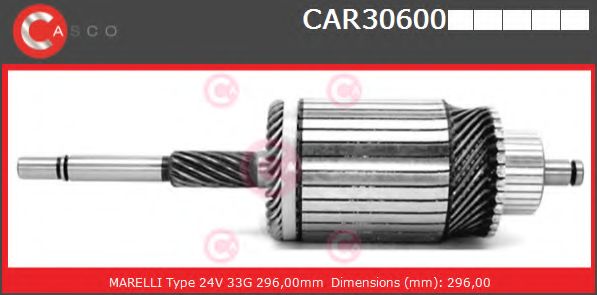 Якорь, стартер CASCO CAR30600PS
