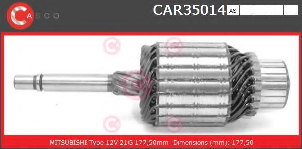 Якорь, стартер CASCO CAR35014AS