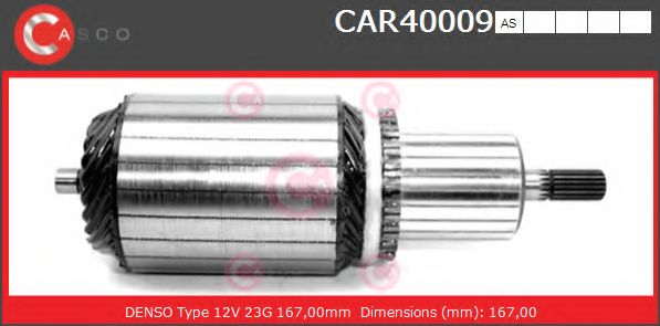Якорь, стартер CASCO CAR40009AS
