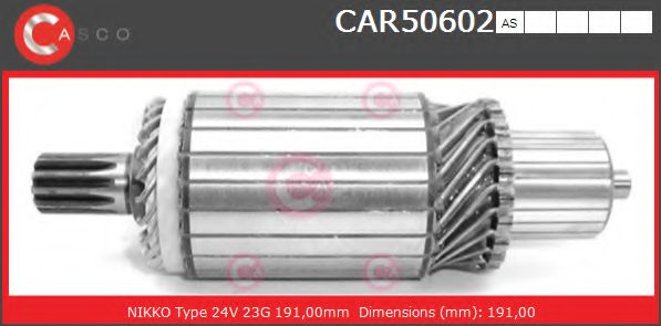 Якорь, стартер CASCO CAR50602AS