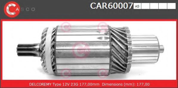 Якорь, стартер CASCO CAR60007AS