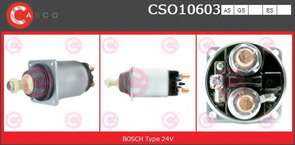 Тяговое реле, стартер CASCO CSO10603AS