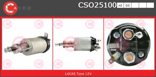 Тяговое реле, стартер CASCO CSO25100AS