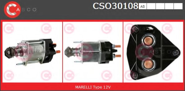 Тяговое реле, стартер CASCO CSO30108AS