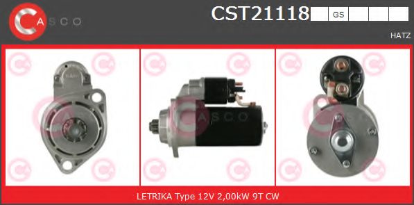 Стартер CASCO CST21118GS