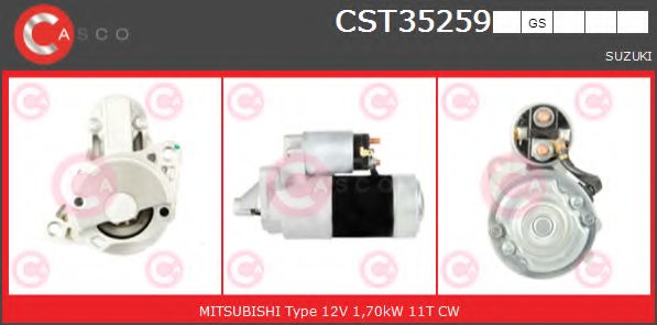 Стартер CASCO CST35259GS