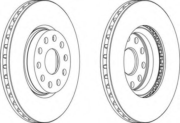 Тормозной диск WAGNER WGR0802-1