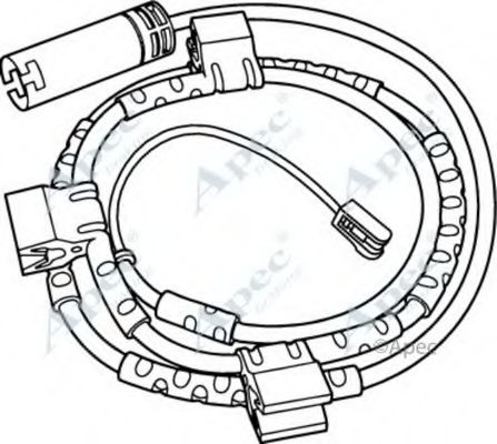 Указатель износа, накладка тормозной колодки APEC braking WIR5234