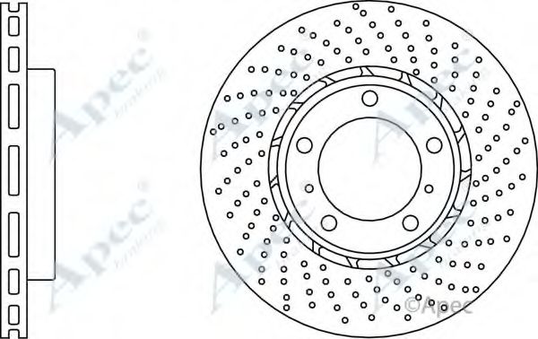 Тормозной диск APEC braking DSK3126