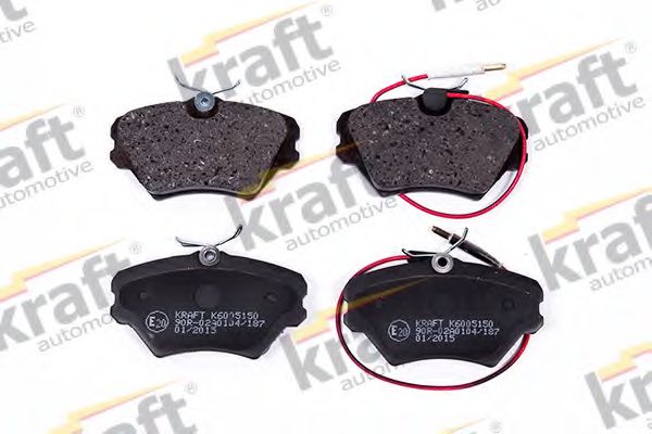 Комплект тормозных колодок, дисковый тормоз KRAFT AUTOMOTIVE 6005150