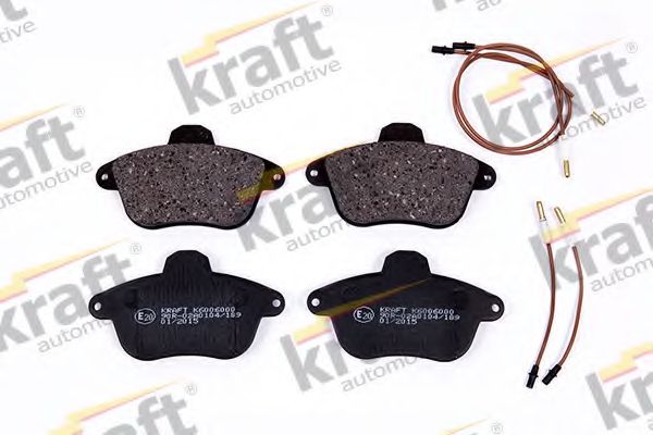 Комплект тормозных колодок, дисковый тормоз KRAFT AUTOMOTIVE 6006000