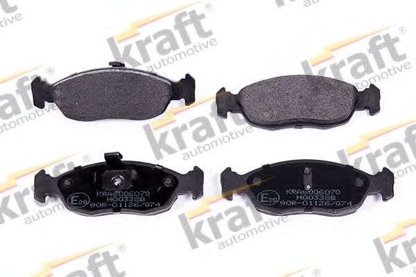 Комплект тормозных колодок, дисковый тормоз KRAFT AUTOMOTIVE 6006070