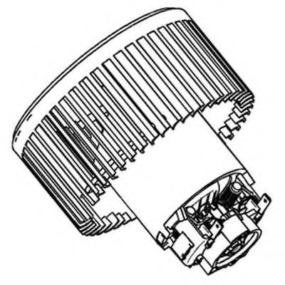 Электродвигатель, вентиляция салона CTR 1208503