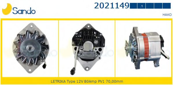 Генератор SANDO 2021149.1
