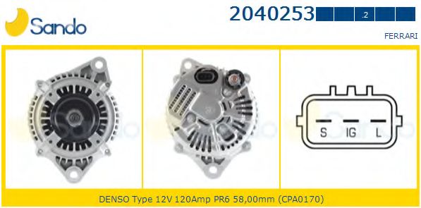 Генератор SANDO 2040253.2