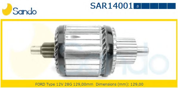 Якорь, стартер SANDO SAR14001.0