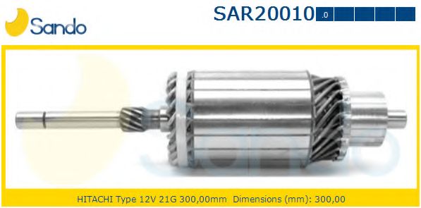 Якорь, стартер SANDO SAR20010.0