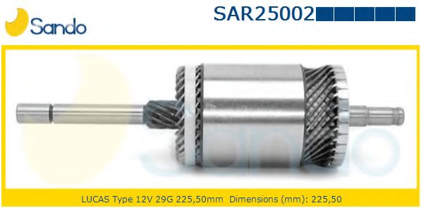 Якорь, стартер HC-Cargo 131650