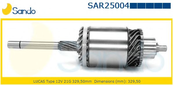 Якорь, стартер SANDO SAR25004.9