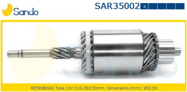Якорь, стартер SANDO SAR35002.0