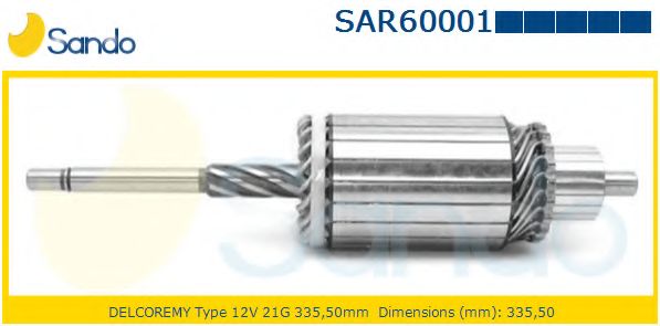Якорь, стартер SANDO SAR60001.9
