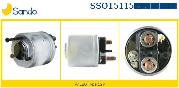 Тяговое реле, стартер SANDO SSO15115.0