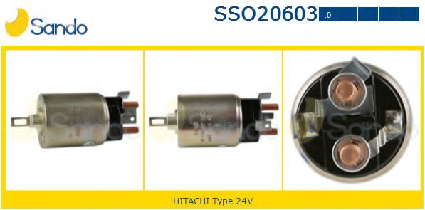 Тяговое реле, стартер SANDO SSO20603.0