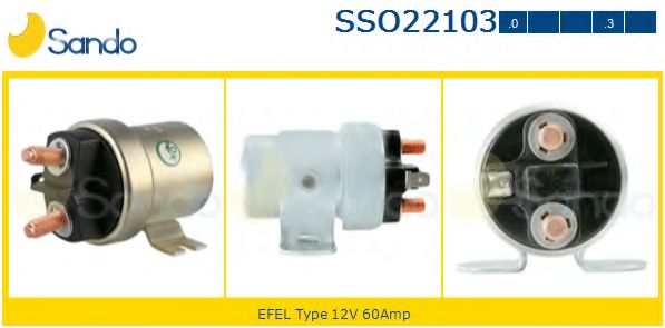 Тяговое реле, стартер EFEL 36625