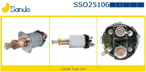 Тяговое реле, стартер LUCAS ELECTRICAL 27531