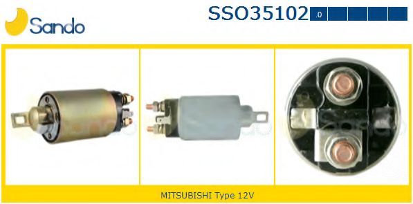 Тяговое реле, стартер SANDO SSO35102.0