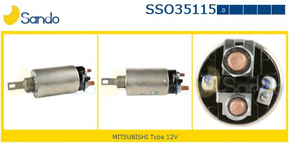 Тяговое реле, стартер SANDO SSO35115.0