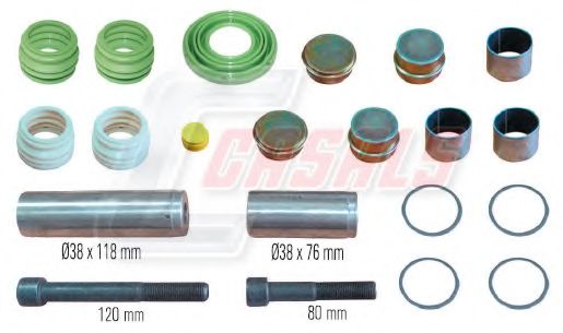 Ремкомплект, тормозной суппорт CASALS MD511