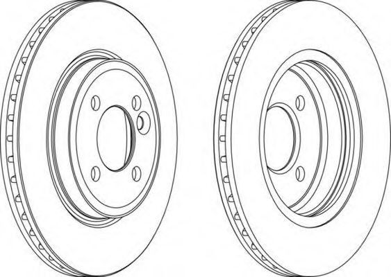 Тормозной диск FERODO DDF11271