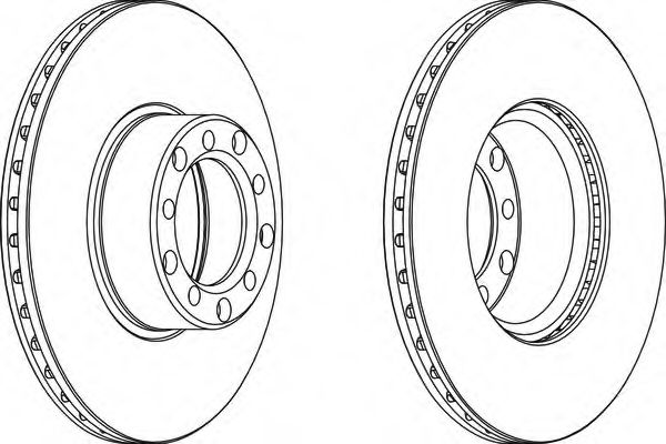 Тормозной диск FERODO DDF143-1
