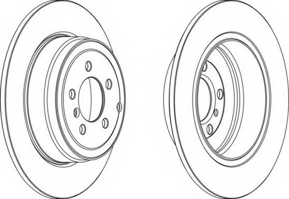 Тормозной диск FERODO DDF1518-1