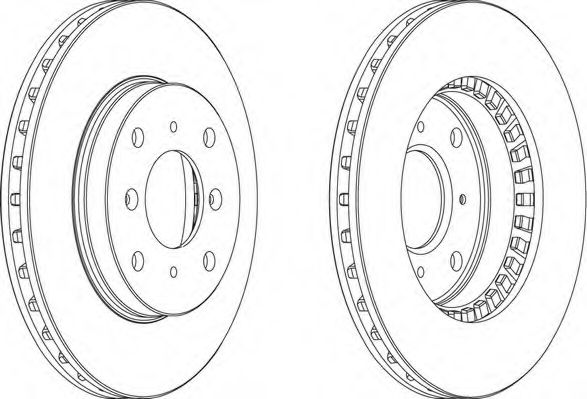 Тормозной диск FERODO DDF511-1